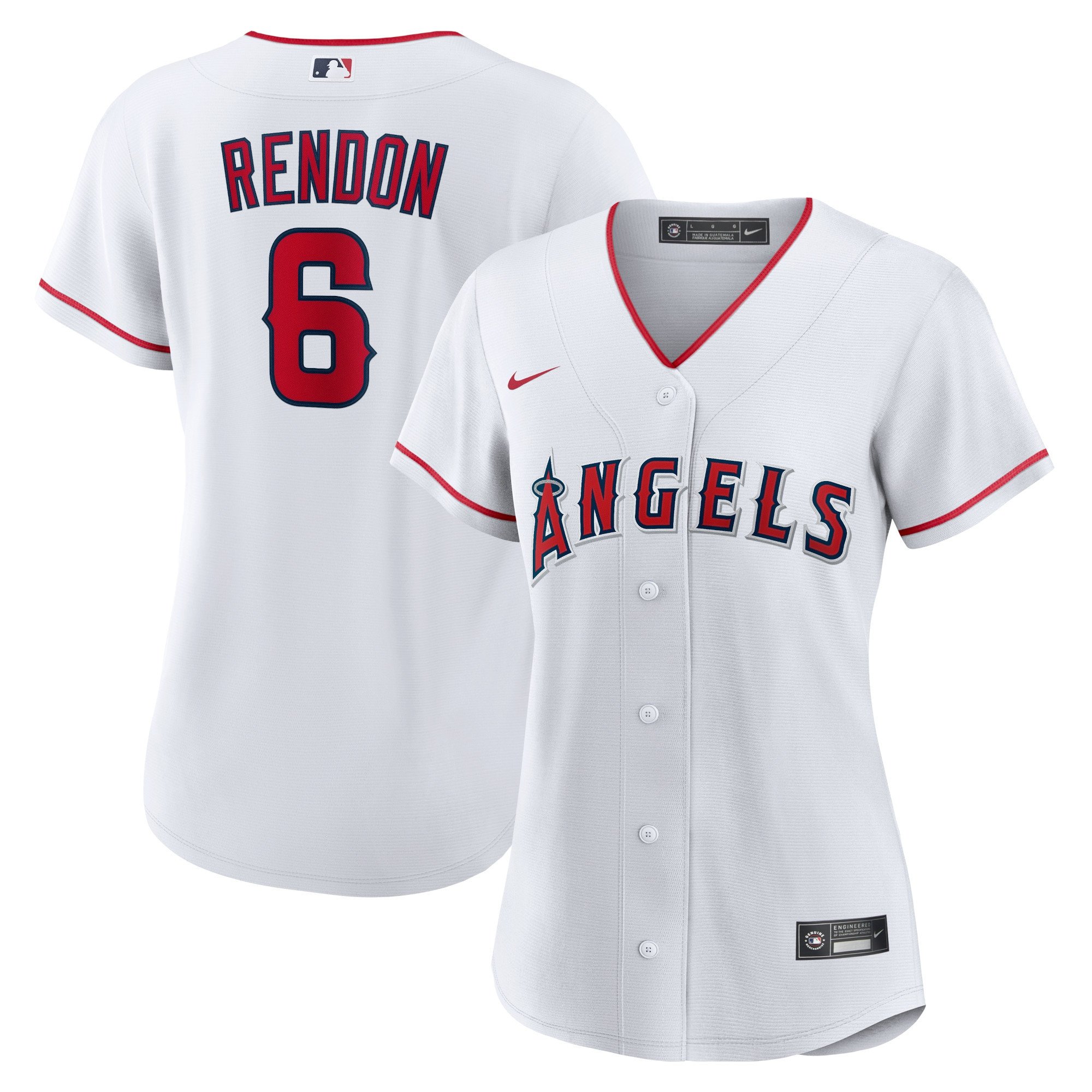 Anthony Rendon Los Angeles Angels Nike Women’s Home  Player Stitched Jersey – White