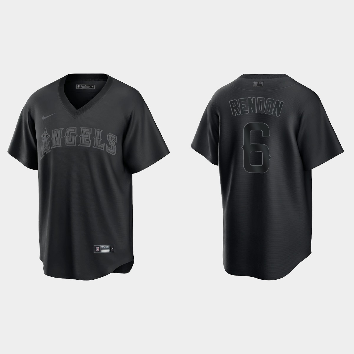 Anthony Rendon Los Angeles Angels Pitch Black Fashion Jersey – Black