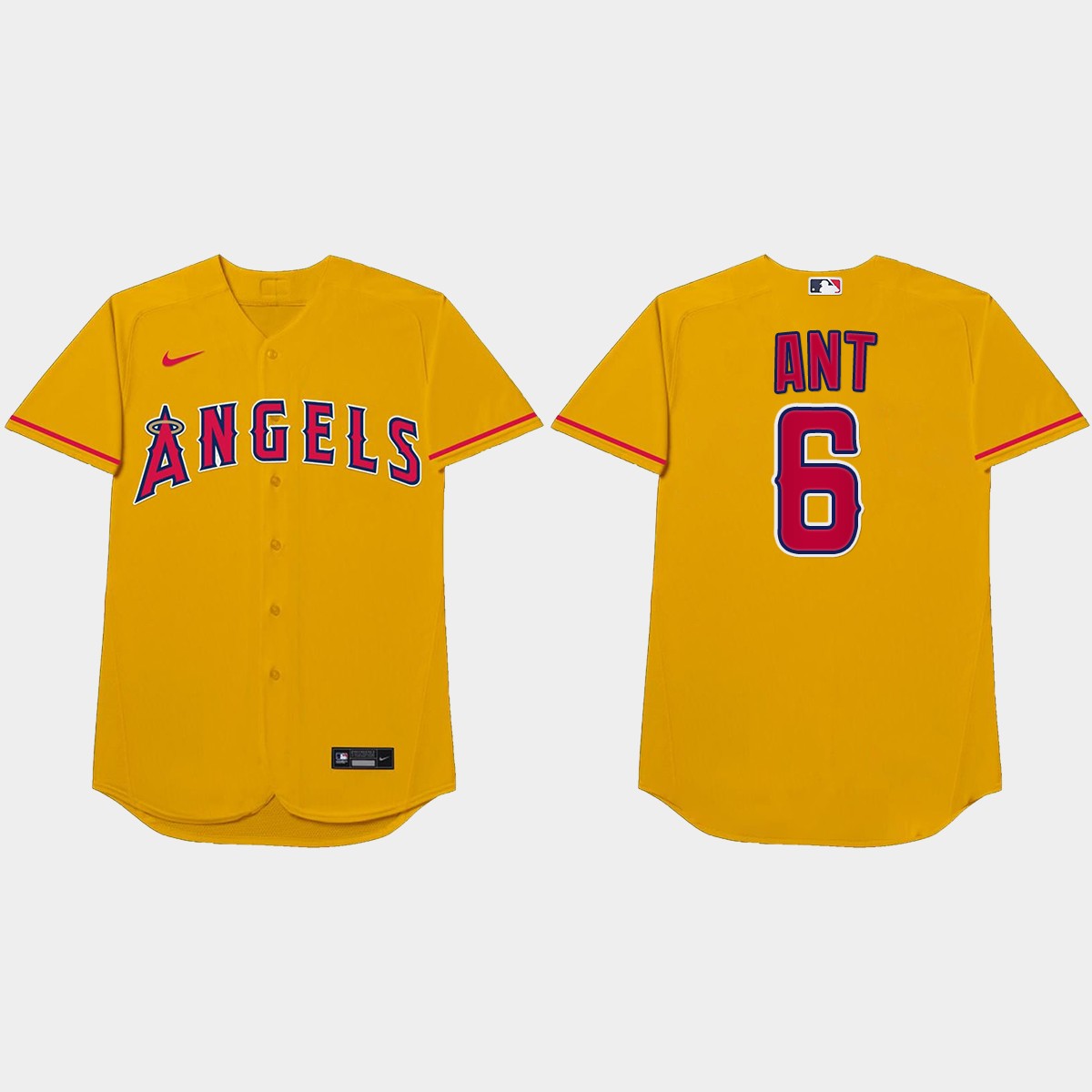 Anthony Rendon Nickname Angels 2021 Players' Weekend Ant Jersey - Gold
