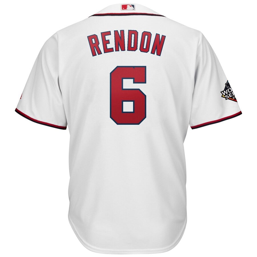 Anthony Rendon Washington Nationals Majestic 2019 World Series Bound Official Cool Base Player Stitched Jersey – White