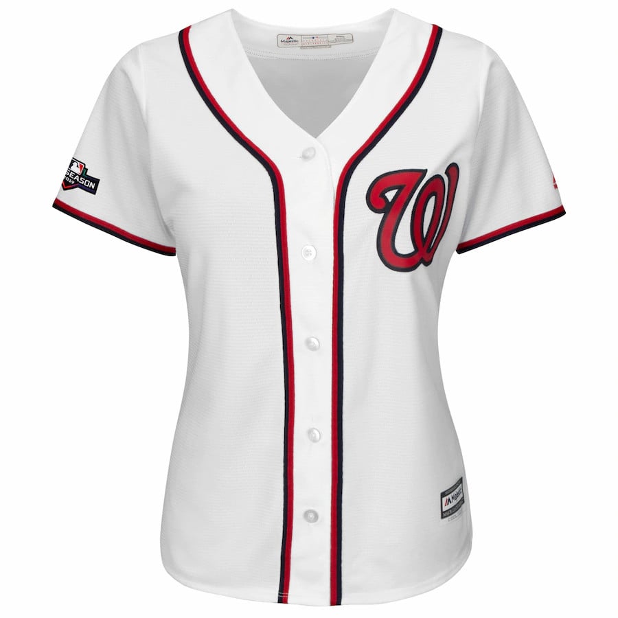 Anthony Rendon Washington Nationals Majestic Women’s 2019 Postseason Official Cool Base Player Stitched Jersey – White