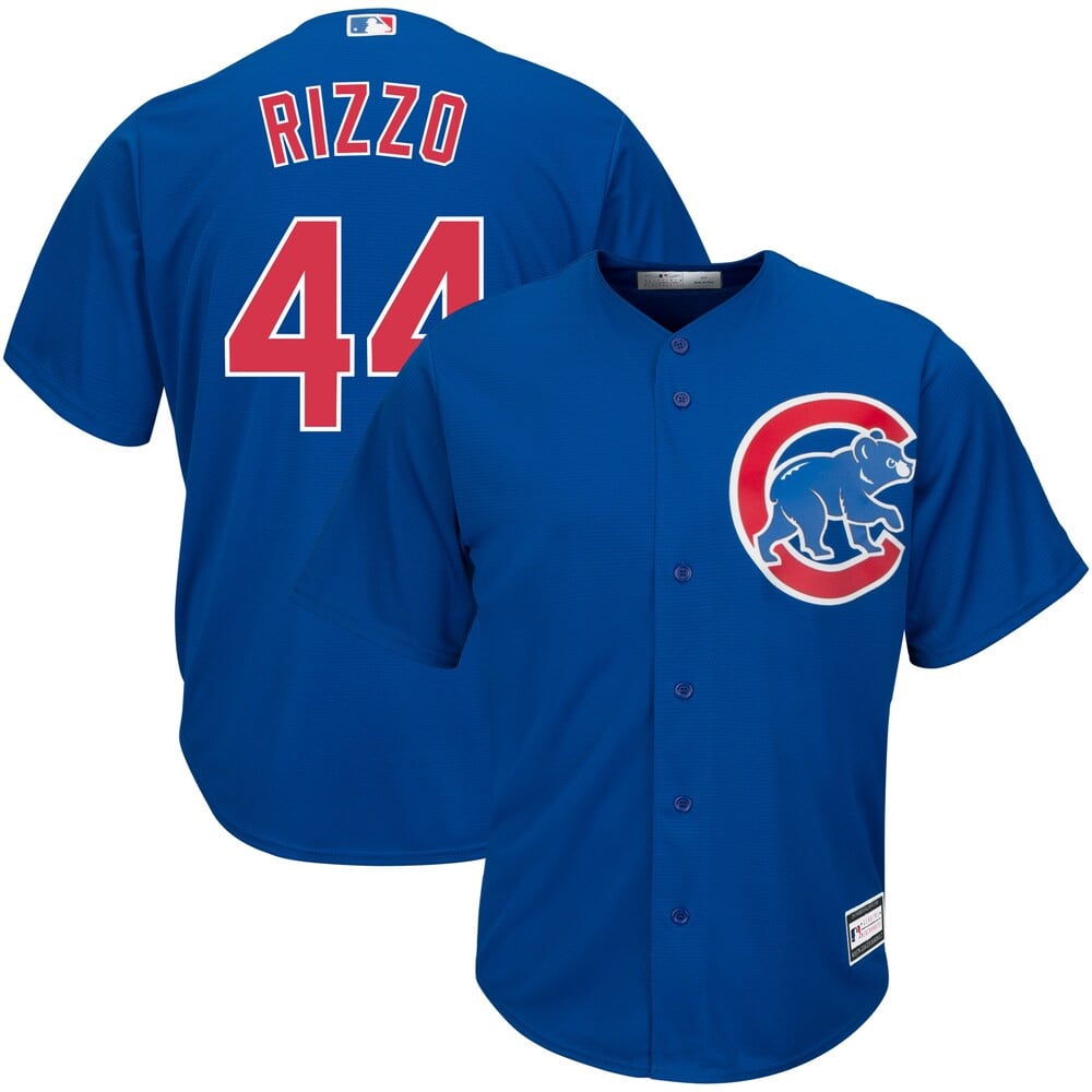 Anthony Rizzo Chicago Cubs Big And Tall Player Stitched Jersey – Royal
