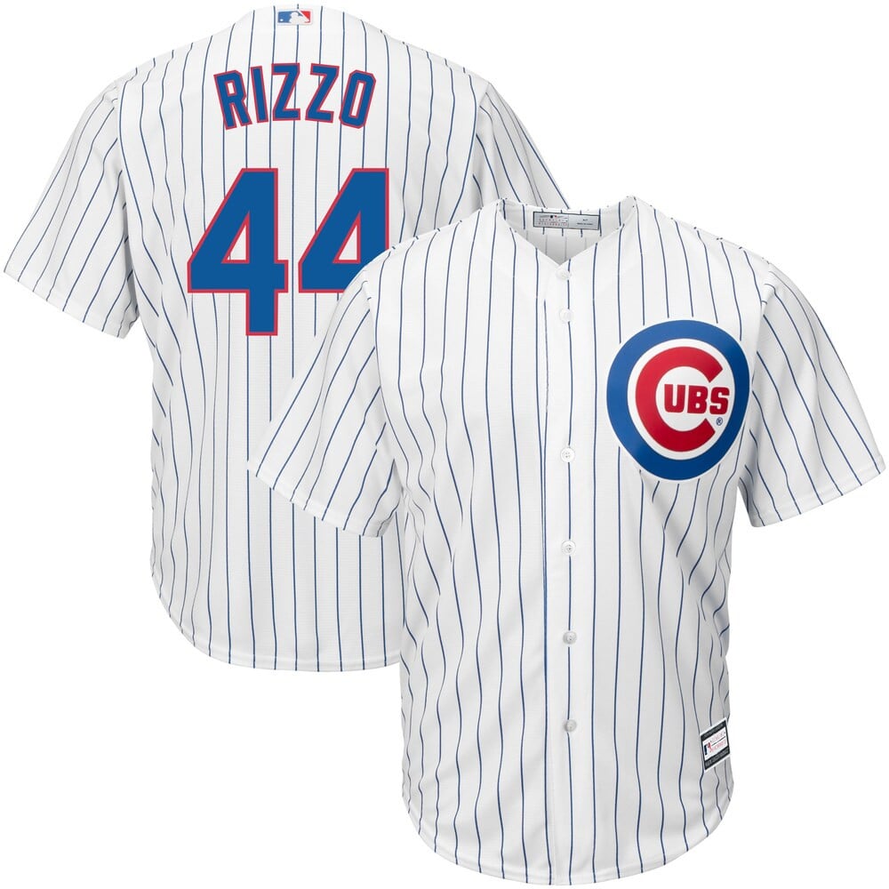 Anthony Rizzo Chicago Cubs Big And Tall Player Stitched Jersey – White
