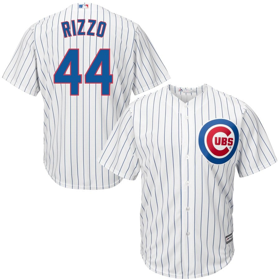 Anthony Rizzo Chicago Cubs Majestic Cool Base Player Stitched Jersey – White