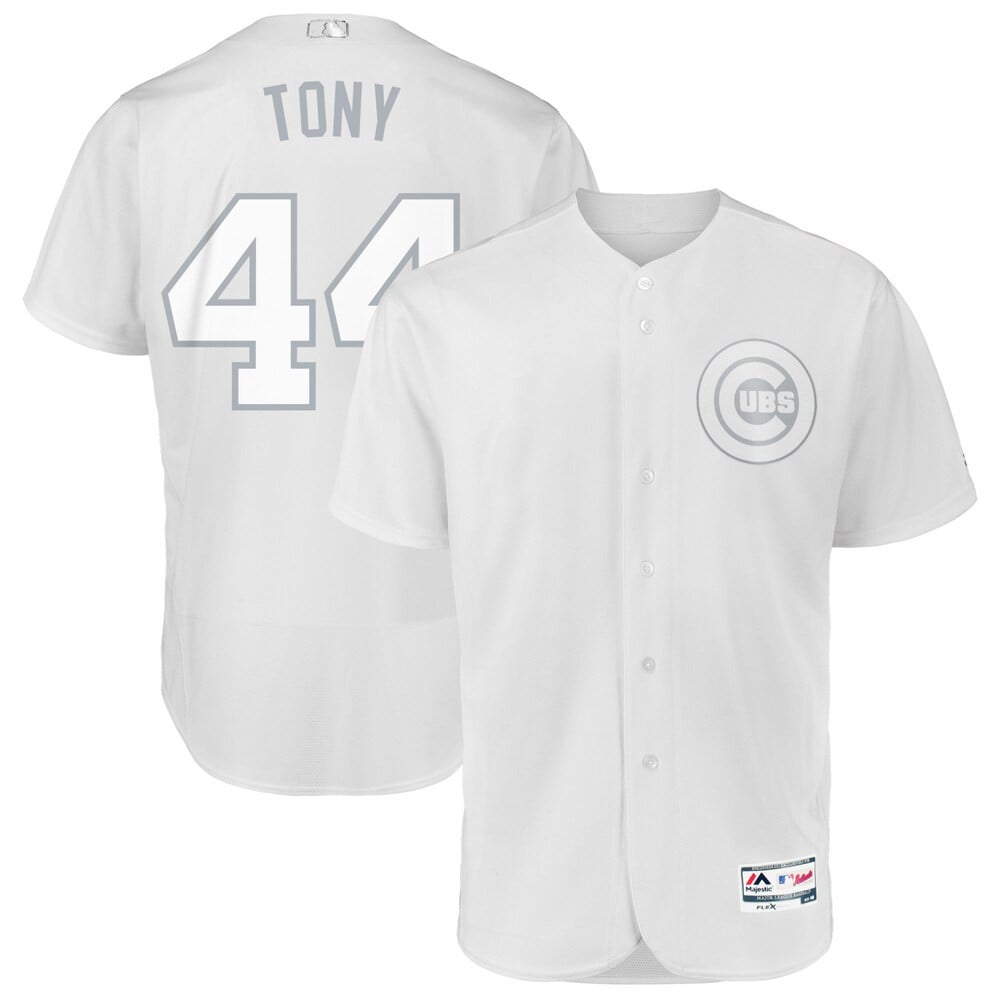 Anthony Rizzo “Tony” Chicago Cubs Majestic 2019 Players’ Weekend Player Stitched Jersey – White
