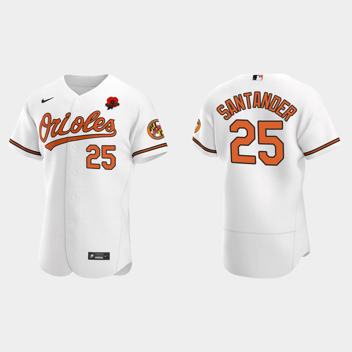Anthony Santander Baltimore Orioles 2021 Memorial Day Jersey – White