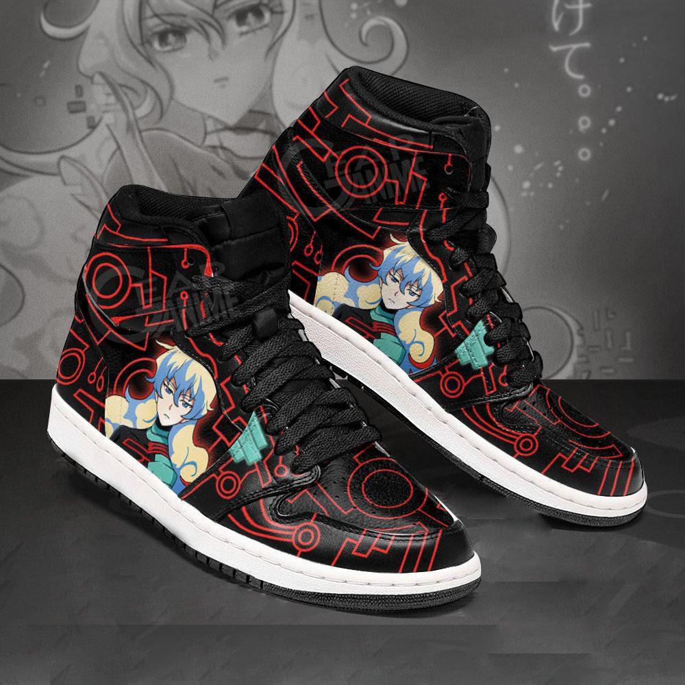 Anti-Spiral Gurren Lagann Anime 1 High Top Air Jordan Sneaker, Air Jordan Hightop