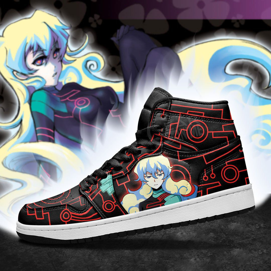 Anti-Spiral Gurren Lagann Anime 1 High Top Air Jordan Sneaker, Air Jordan Hightop