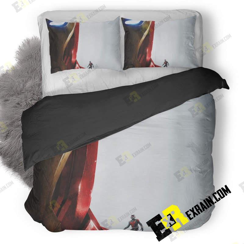 Antman On Iron Man Shoulder Bo 3D Customized Duvet Cover Bedding Set