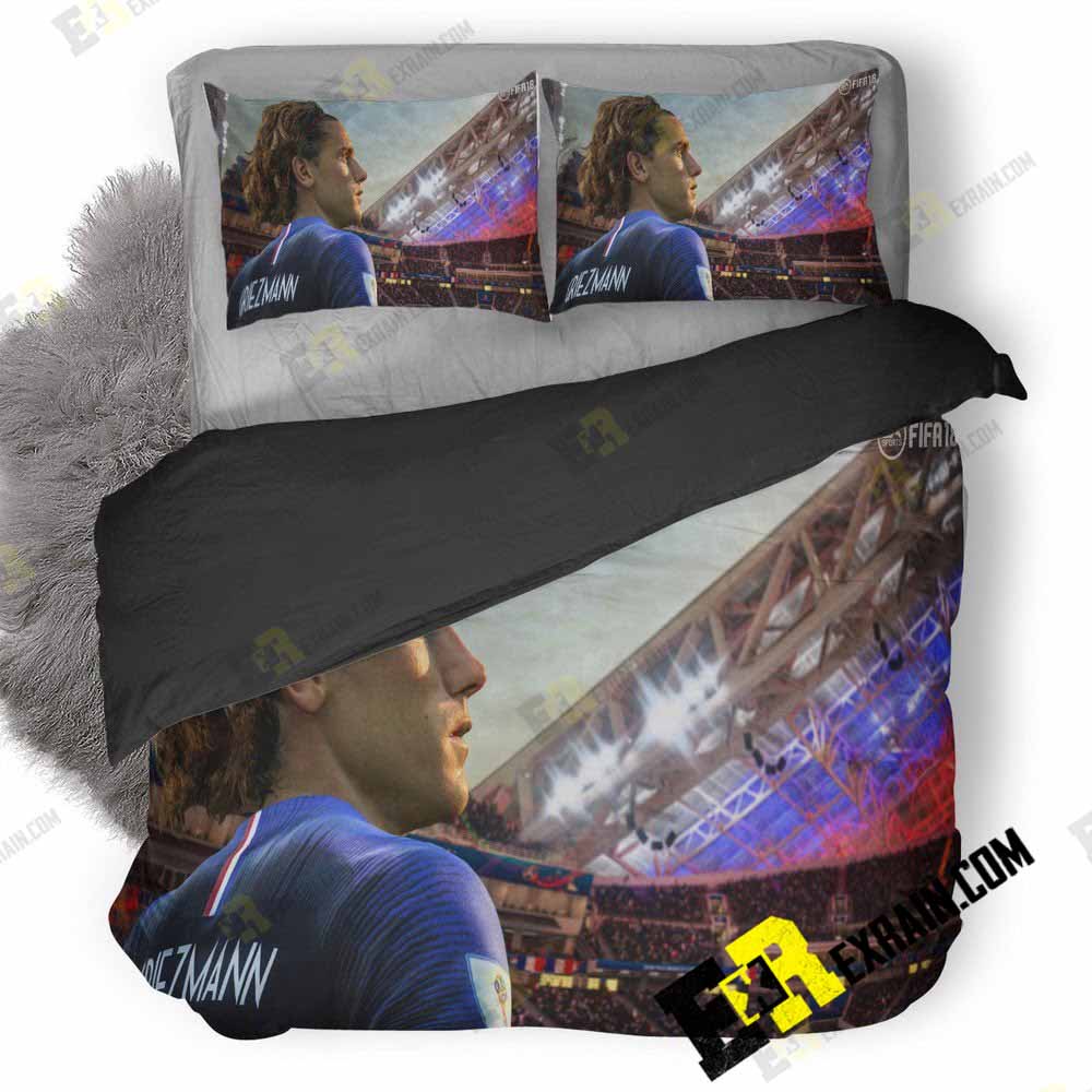 Antoine Griezmann Fifa 18 8M 3D Customized Duvet Cover Bedding Set
