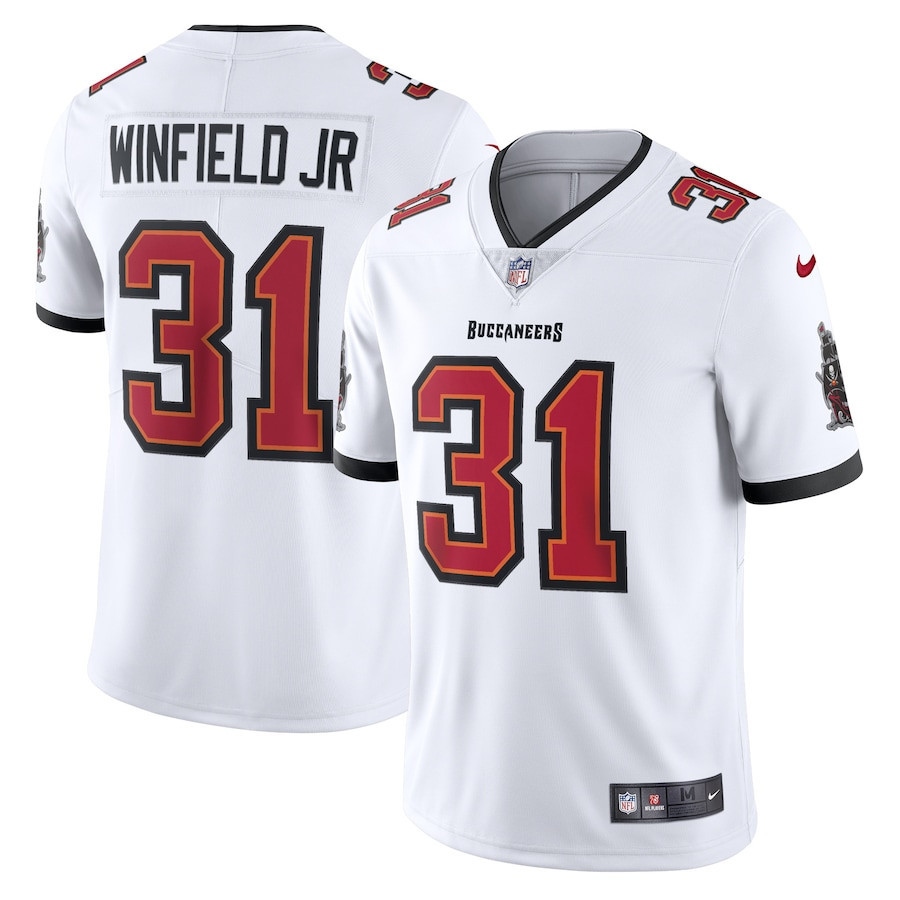 Antoine Winfield 31 Tampa Bay Buccaneers Vapor Limited Player Stitched Jersey – White