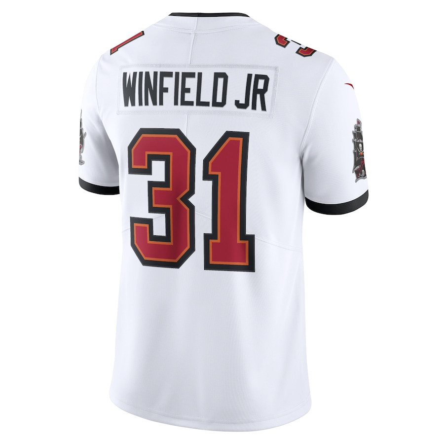 Antoine Winfield 31 Tampa Bay Buccaneers Vapor Limited Player Stitched Jersey – White