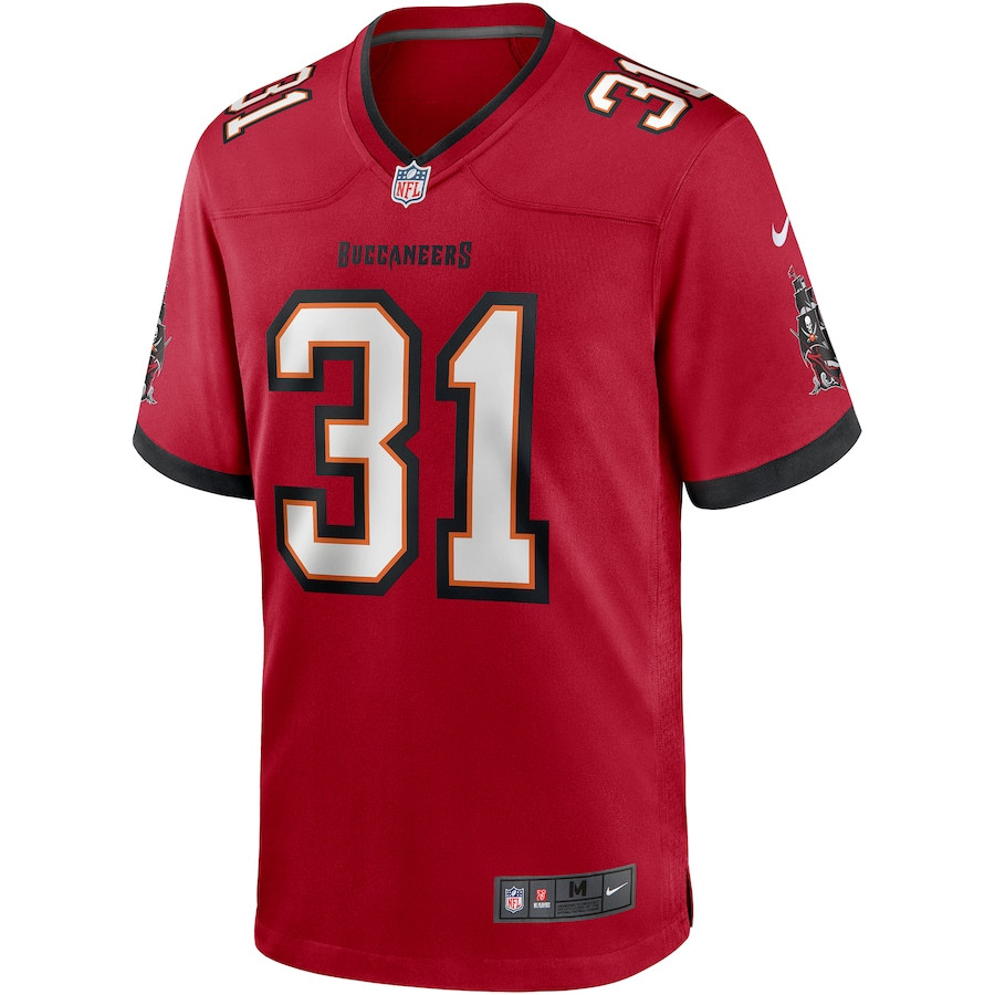 Antoine Winfield Jr. 31 Tampa Bay Buccaneers Game Stitched Jersey – Red