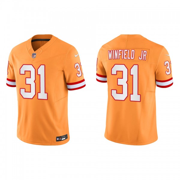 Antoine Winfield Jr. Tampa Bay Buccaneers Orange Throwback Vapor F.U.S.E. Jersey