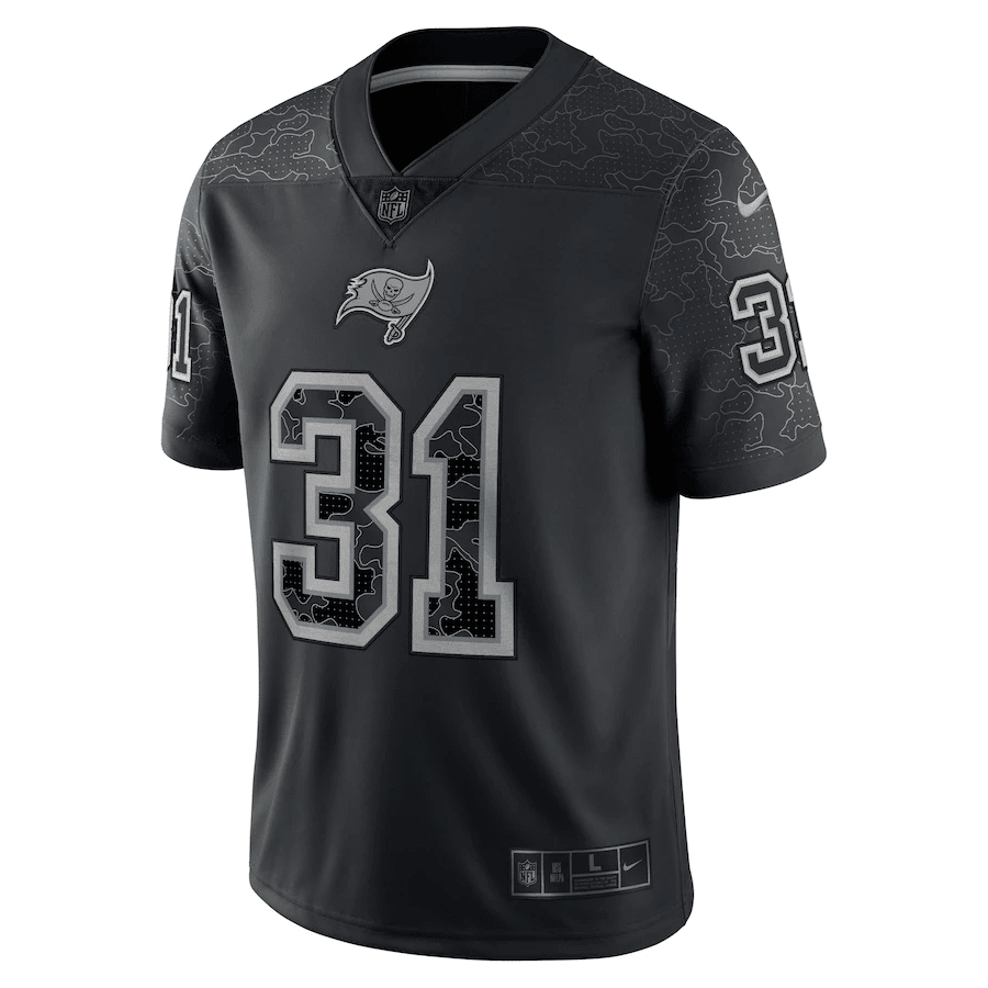 Antoine Winfield Jr. Tampa Bay Buccaneers RFLCTV Limited Stitched Jersey – Black