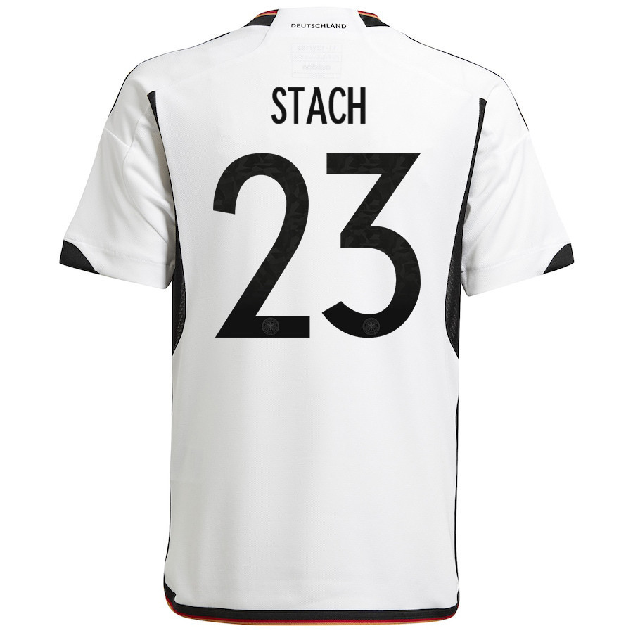 Anton Stach 23 FIFA World Cup Qatar 2022 Patch Germany National Team Home Soccer Jersey,