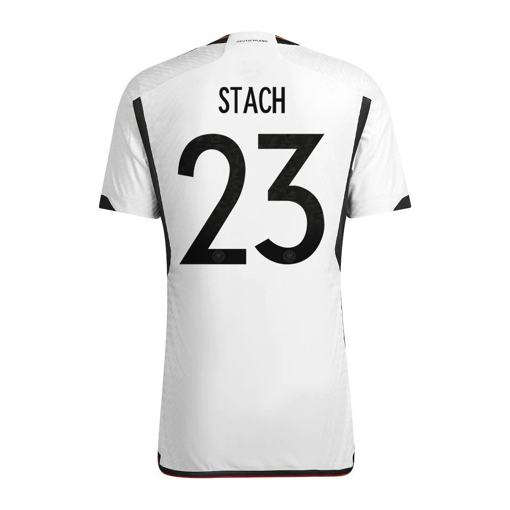 Anton Stach 23 Germany National Team FIFA World Cup Qatar 2022 Patch – Home Men Soccer Jersey
