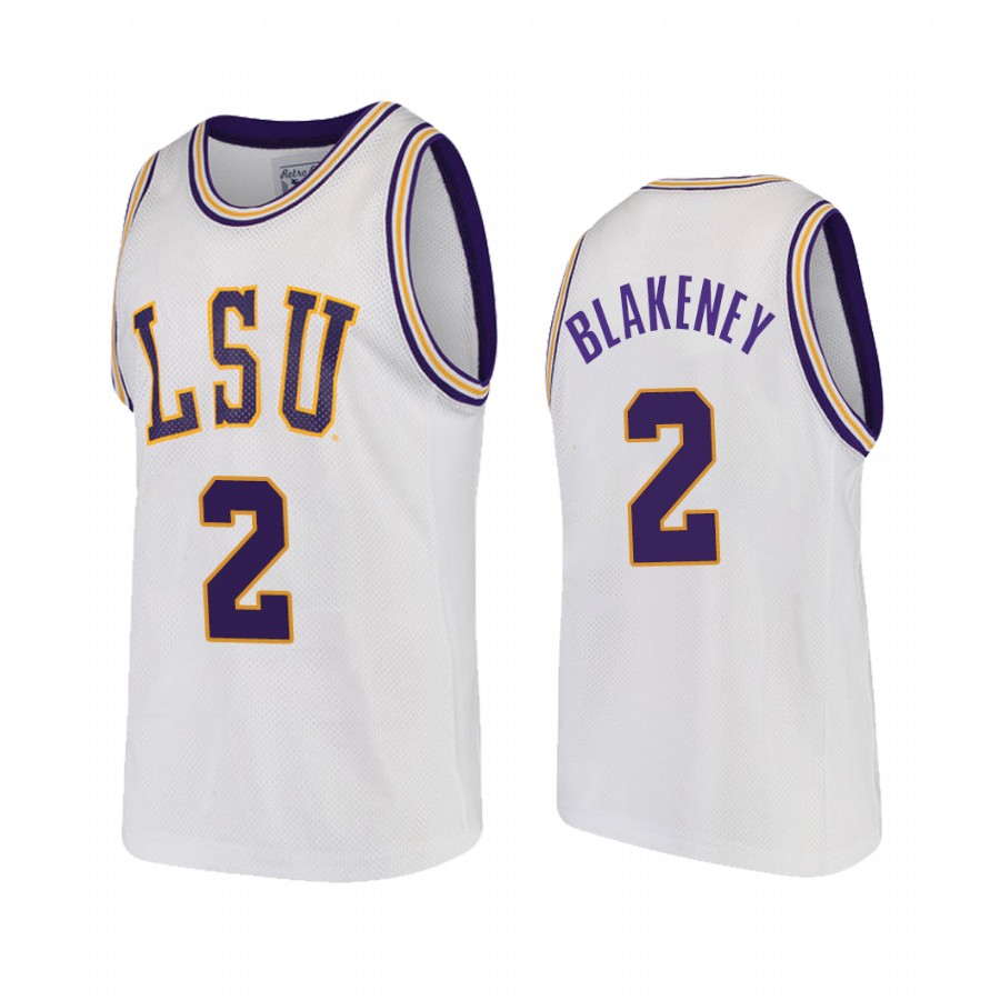 Antonio Blakeney LSU Tigers White Jersey College