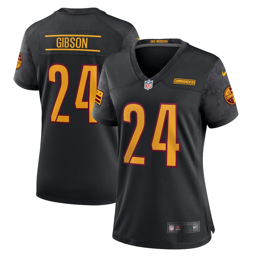 Antonio Gibson 24 Washington Commanders Women’s Alternate Game Player Stitched Jersey – Black