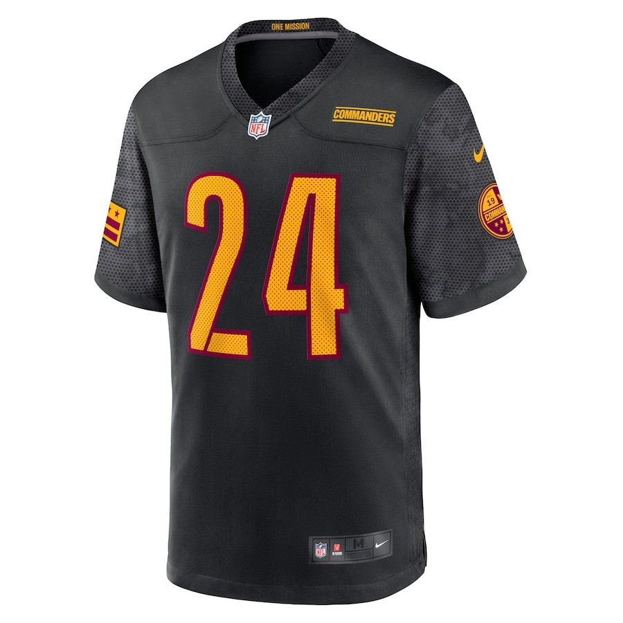Antonio Gibson 24 Washington Commanders Youth Alternate Game Stitched Jersey – Black