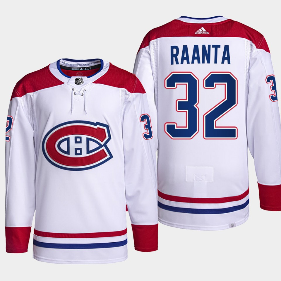 Antti Raanta 32 Carolina Hurricanes White Stitched Jersey 2022-23 Pro Away PrimeGreen