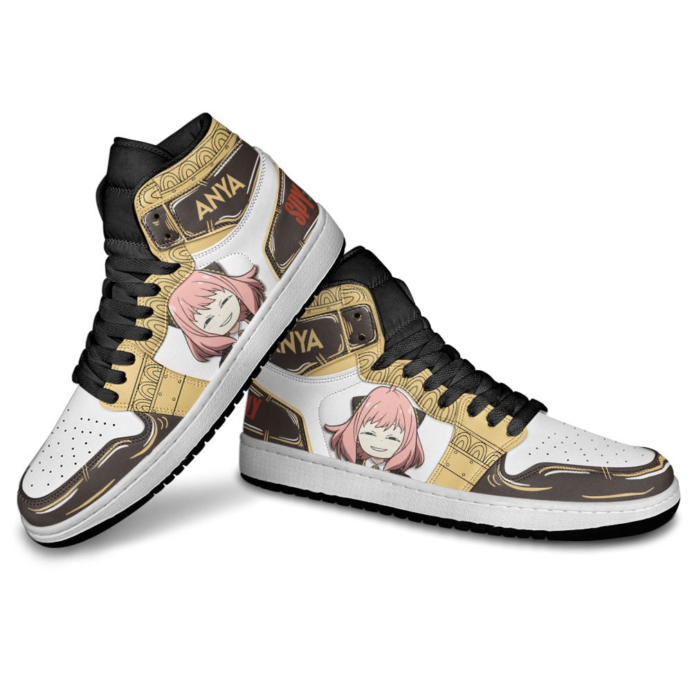 Anya Forger JD1s Sneakers Spy x Family Anime Shoes, Air Jordan Hightop