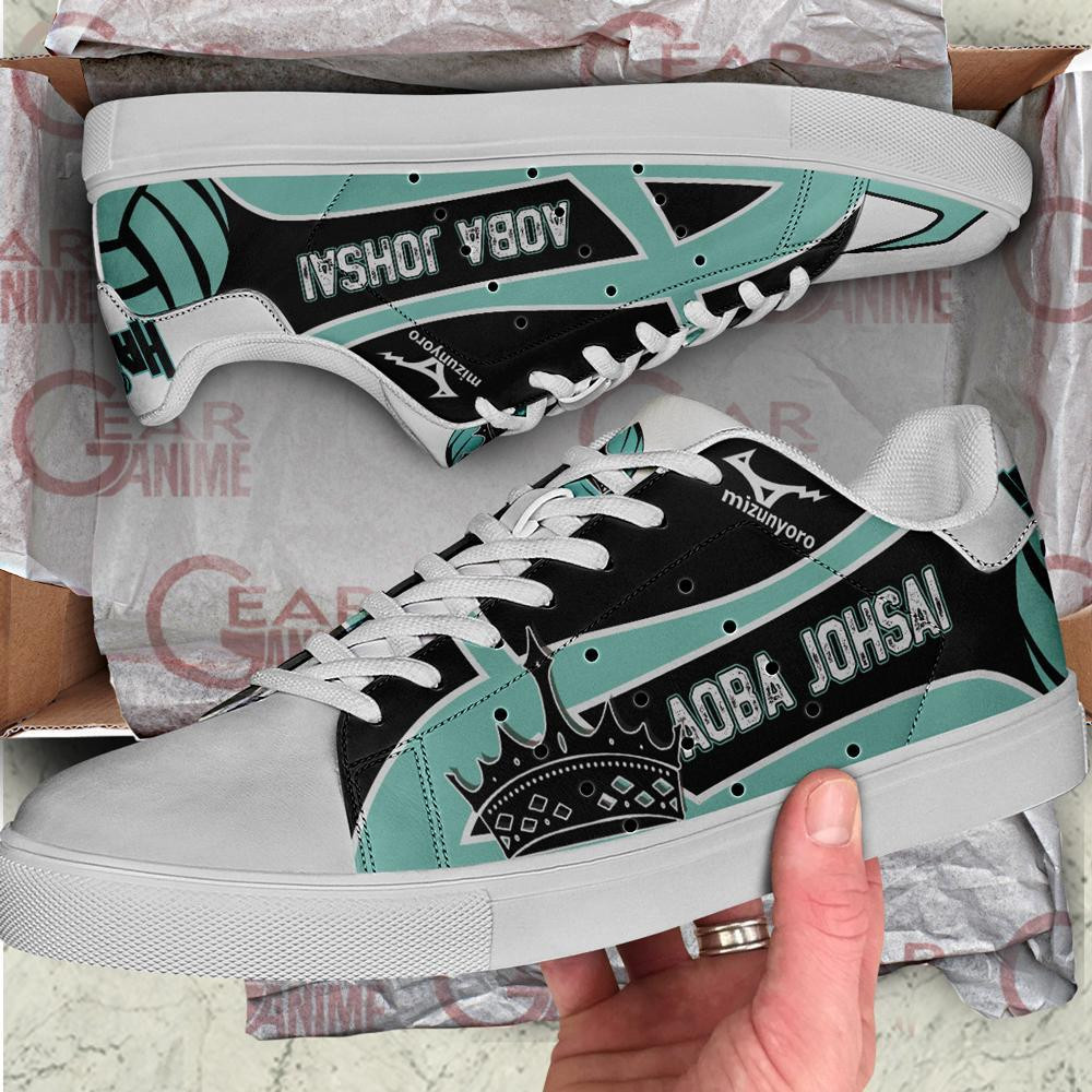 Aoba Johsai High Skate Shoes Haikyuu Anime Custom Shoes