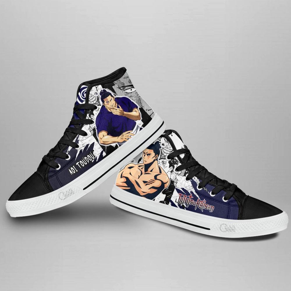 Aoi Toudou High Top Shoes Custom Manga Anime Jujutsu Kaisen Sneakers
