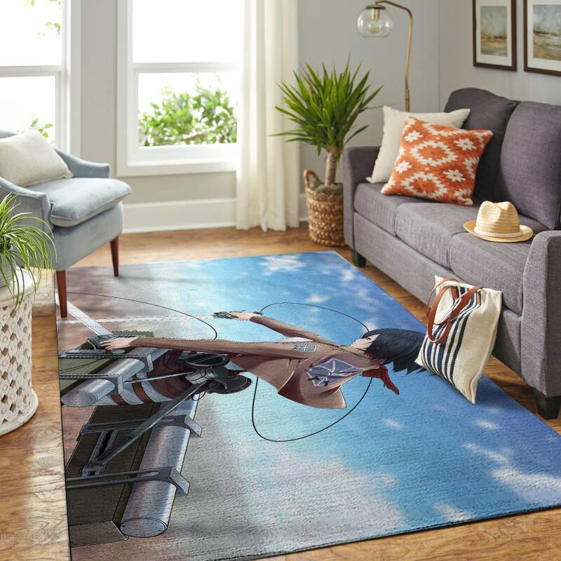 Aot-attack On Titan Living Room Area Rectangle Rug