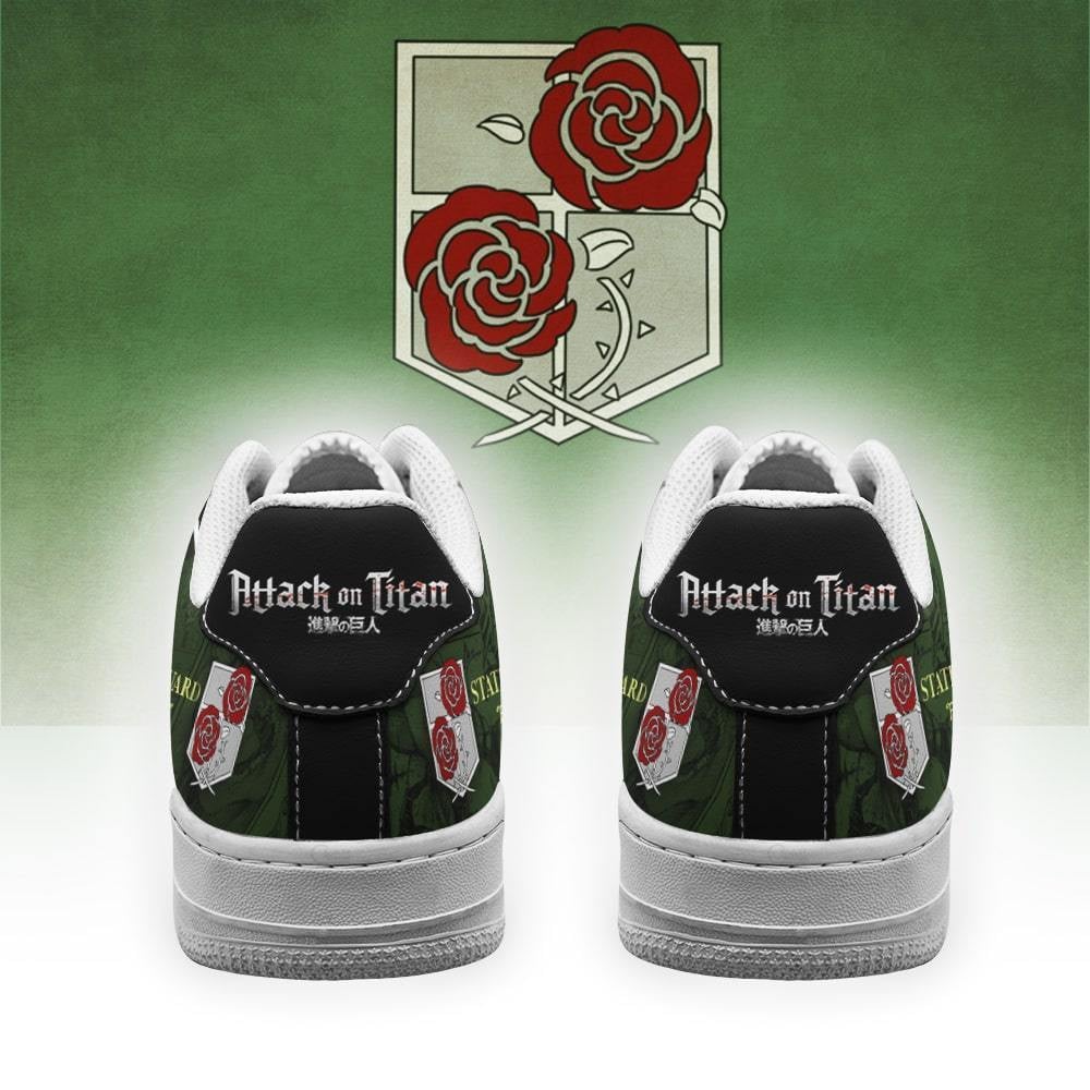 AOT Garrison Slogan Sneakers Attack On Titan Anime Shoes