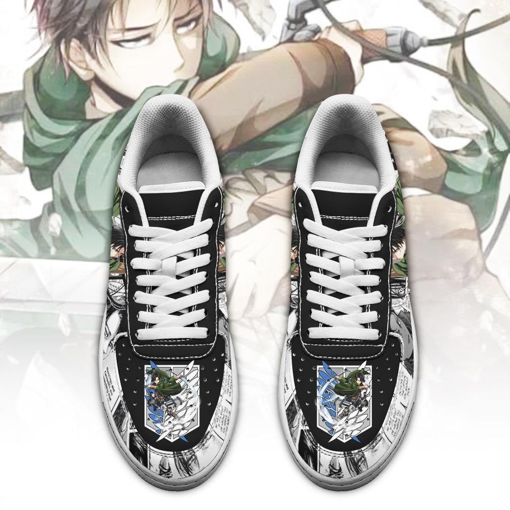 AOT Levi Sneakers Attack On Titan Anime Shoes Mixed Manga