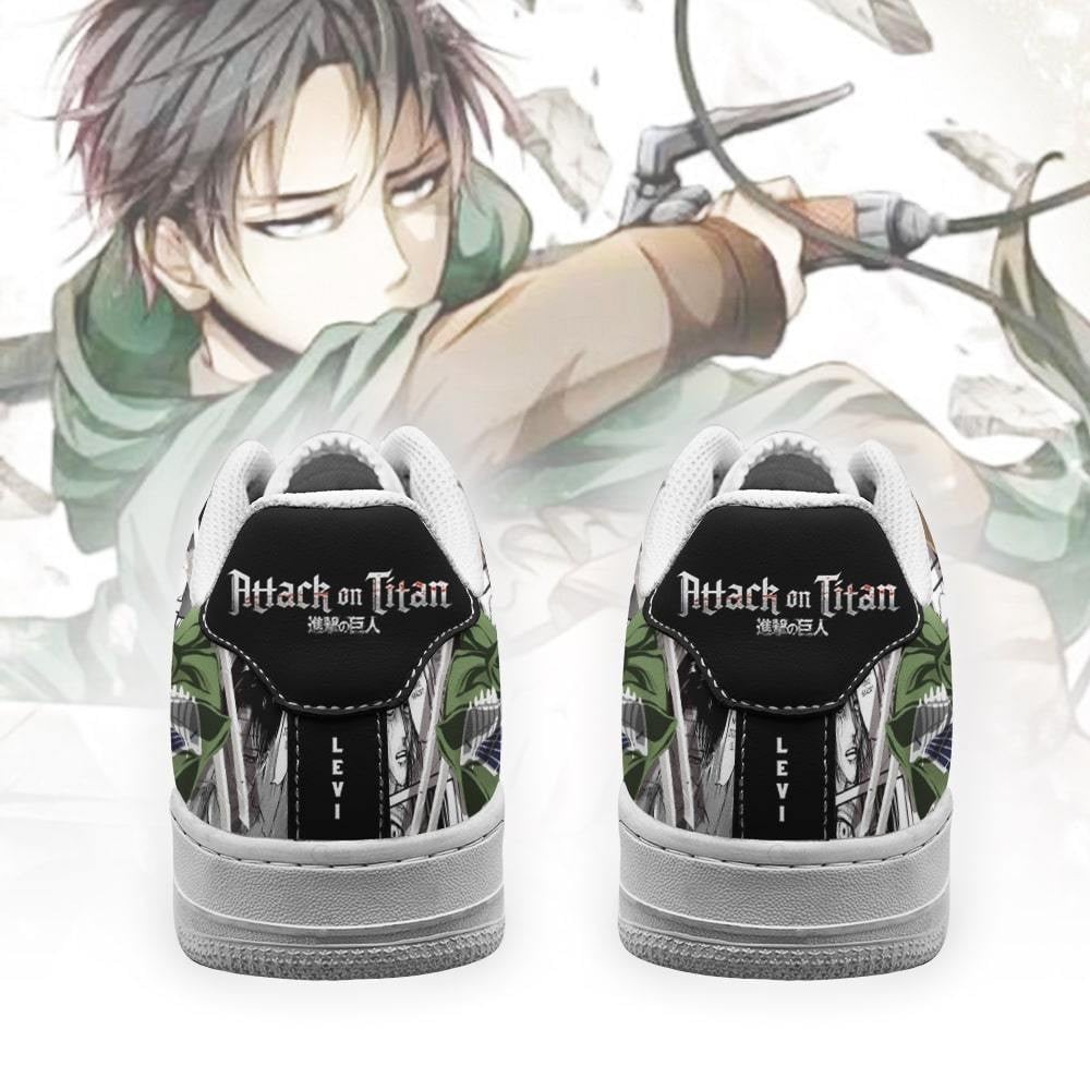 AOT Levi Sneakers Attack On Titan Anime Shoes Mixed Manga