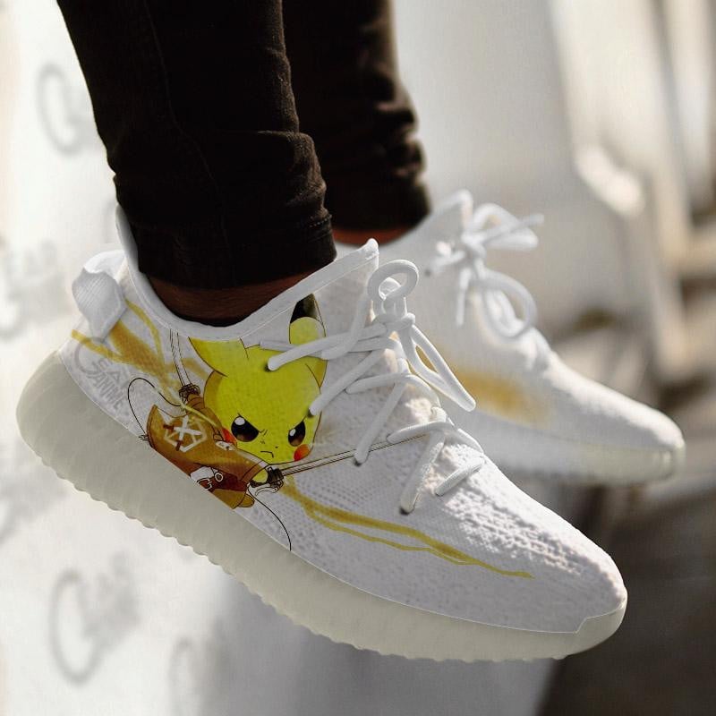 AOT Mashup Pikachu Shoes Pokemon Anime Sneakers TT11