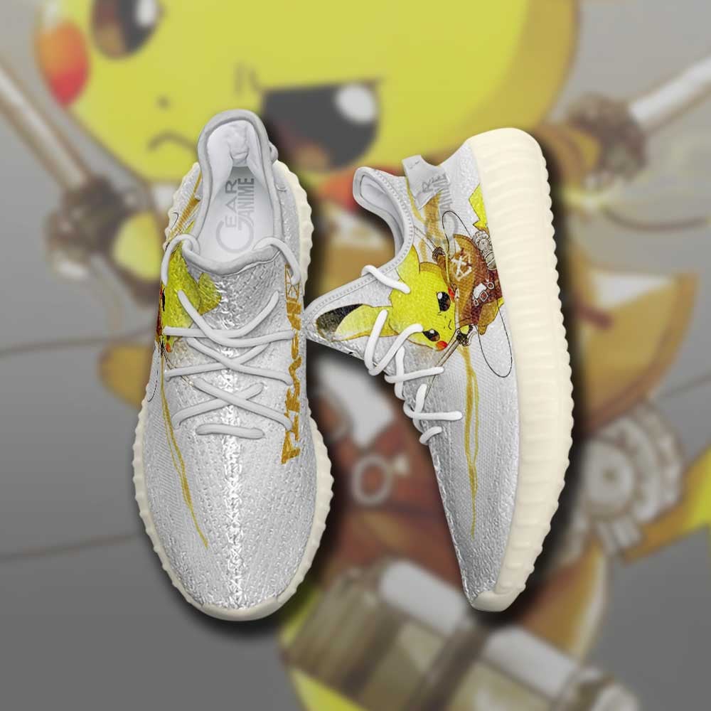AOT Mashup Pikachu Shoes Pokemon Anime Sneakers TT11
