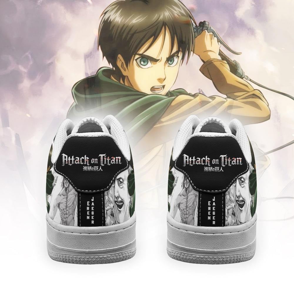 AOT Scout Eren Sneakers Attack On Titan Anime Shoes Mixed Manga