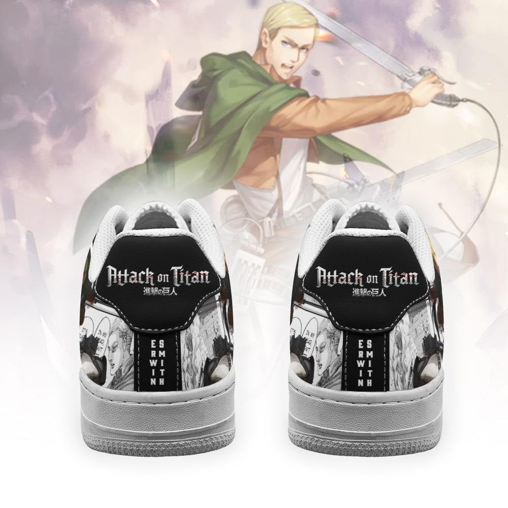 AOT Scout Erwin Sneakers Attack On Titan Anime Shoes Mixed Manga