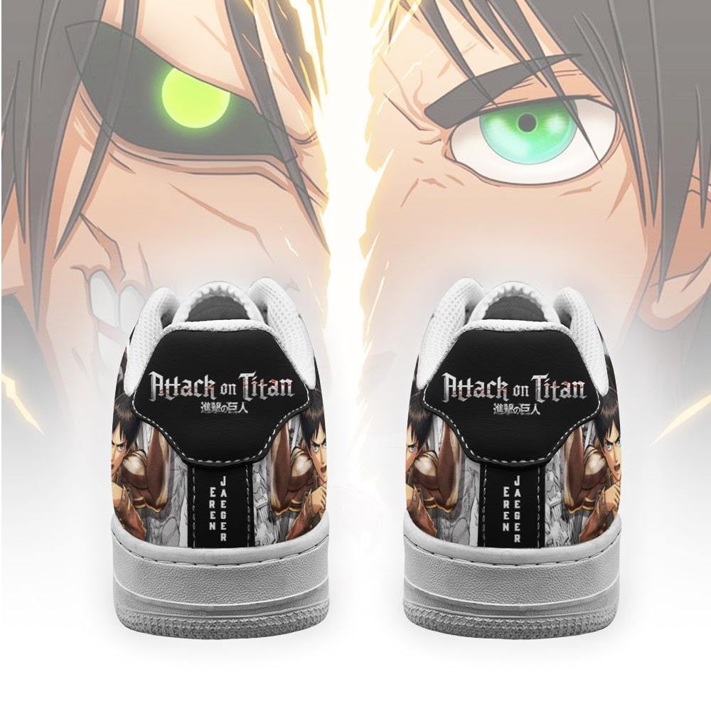 AOT Titan Eren Sneakers Attack On Titan Anime Manga Shoes