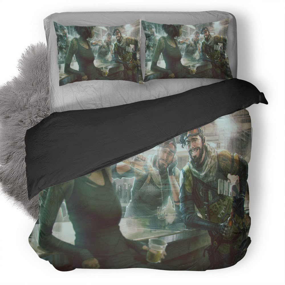 Apex Legends 12 3D Customized Duvet Cover Bedding Set