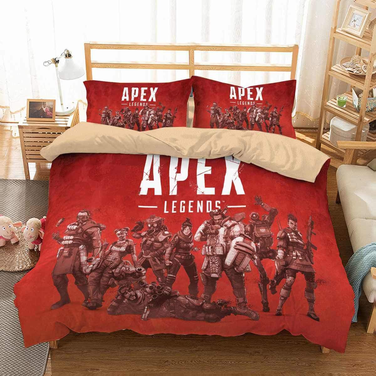 Apex Legends 3D Customized Duvet Cover Bedding Set