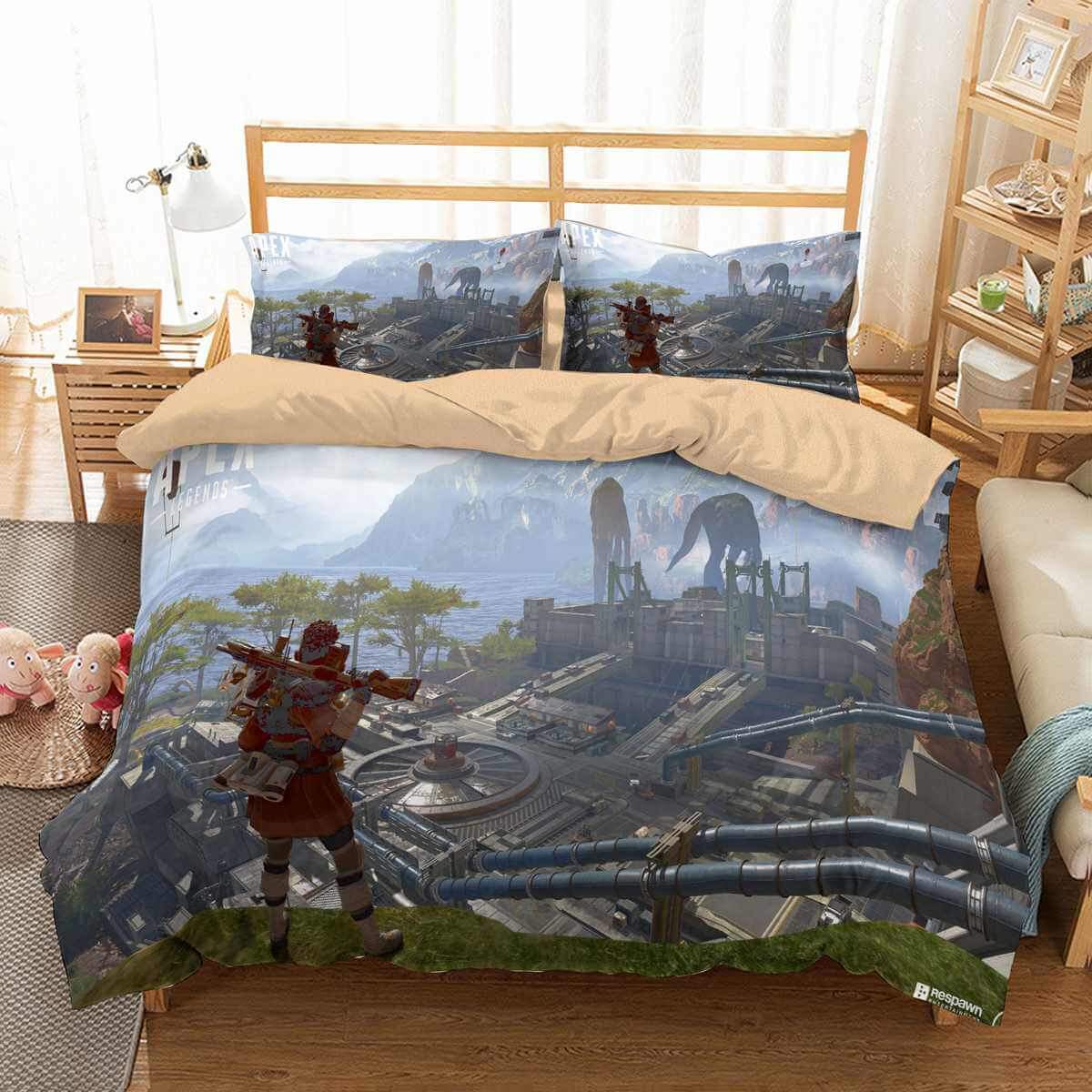 Apex Legends 3D Customized Duvet Cover Bedding Set