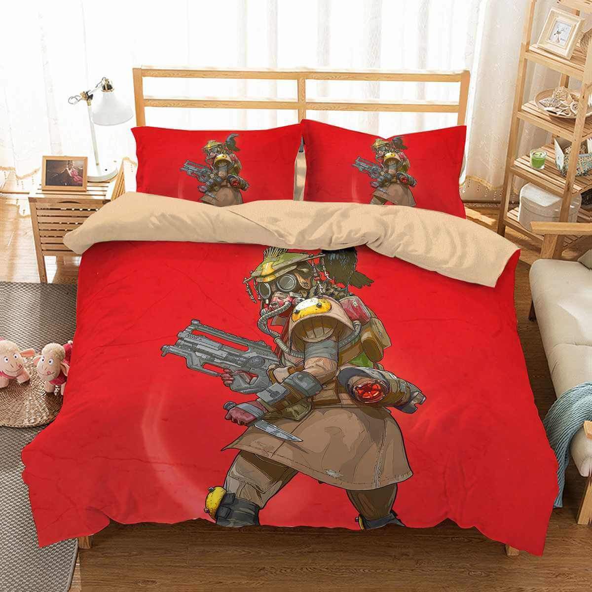 Apex Legends 3D Customized Duvet Cover Bedding Set