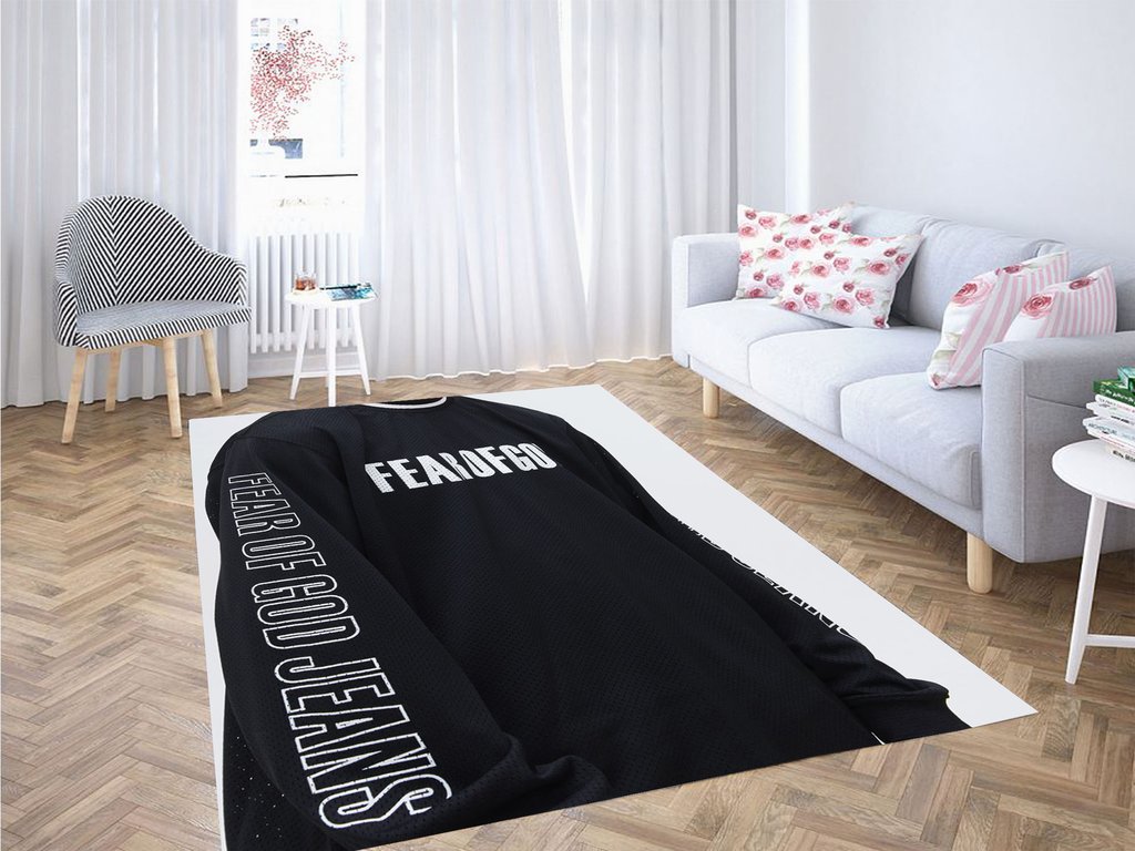 Apparel Fear Of God Photoshoot Living Room Modern Carpet Rectangle Rug