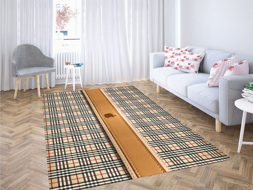 Apple And Balenciaga Pattern Living Room Modern Carpet Rectangle Rug