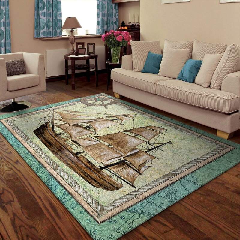 Aqua Maritime Limited Edition Rectangle Rug