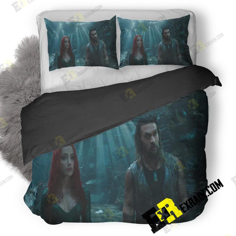 Aquaman And Mera 6E 3D Customized Duvet Cover Bedding Set