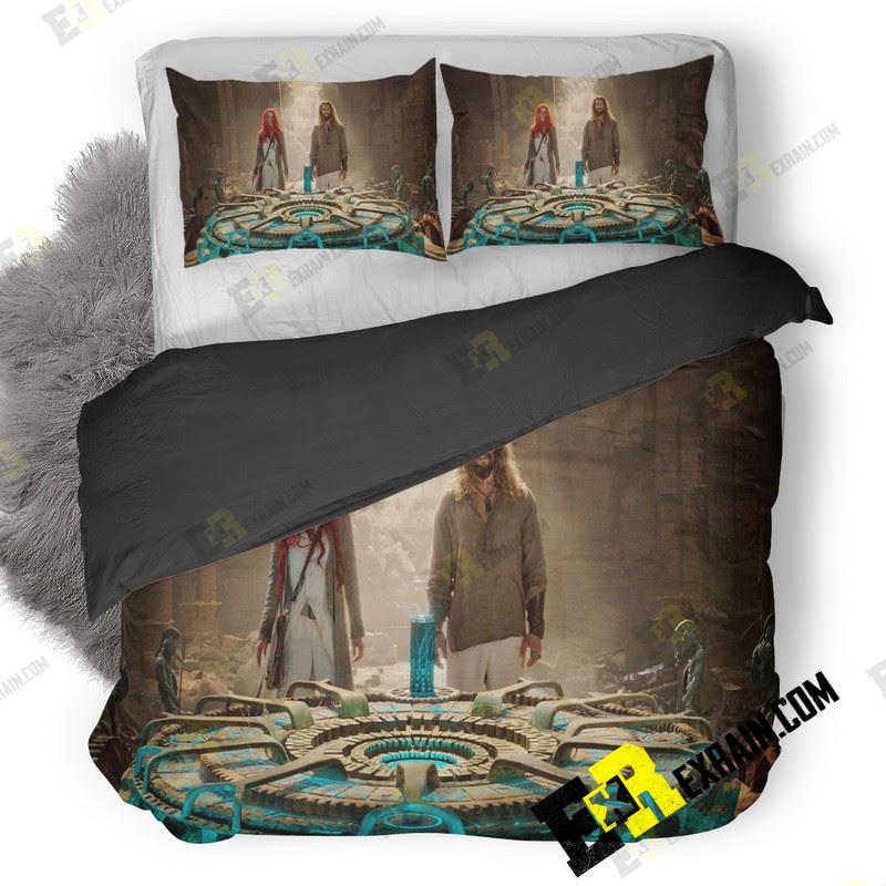 Aquaman And Mera Still From Movie Wi 3D Customized Duvet Cover Bedding Set