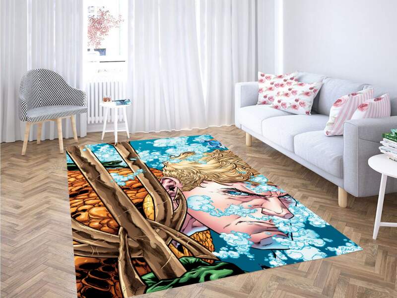 Aquaman Comic Version Dc Carpet Rectangle Rug