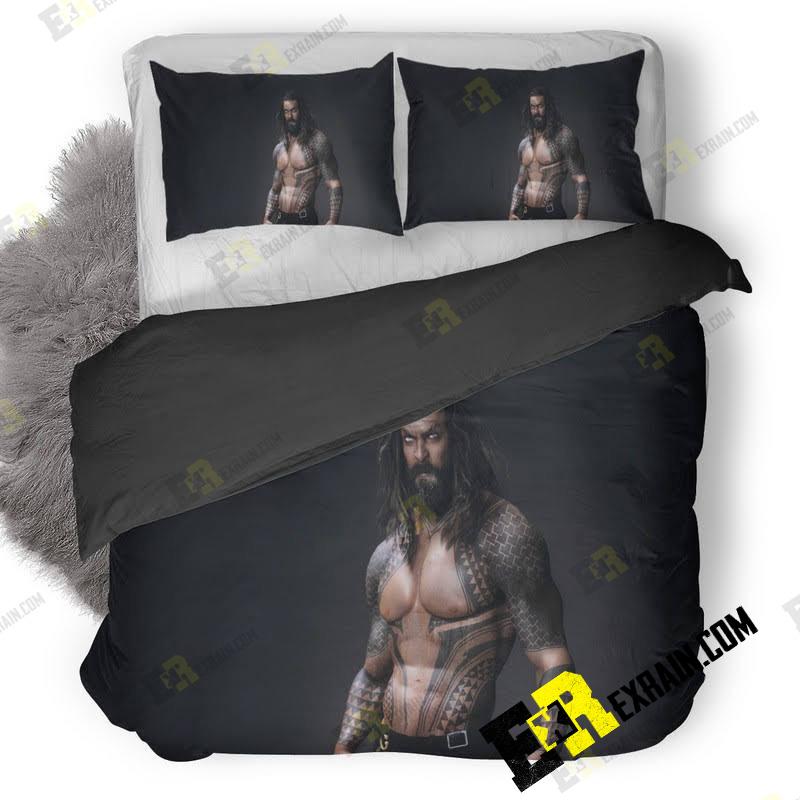 Aquaman Jason Momoa 3D Customized Duvet Cover Bedding Set