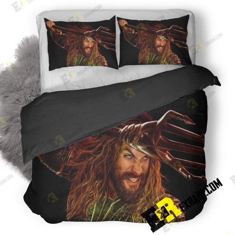 Aquaman Justice League 3G 3D Customized Duvet Cover Bedding Set