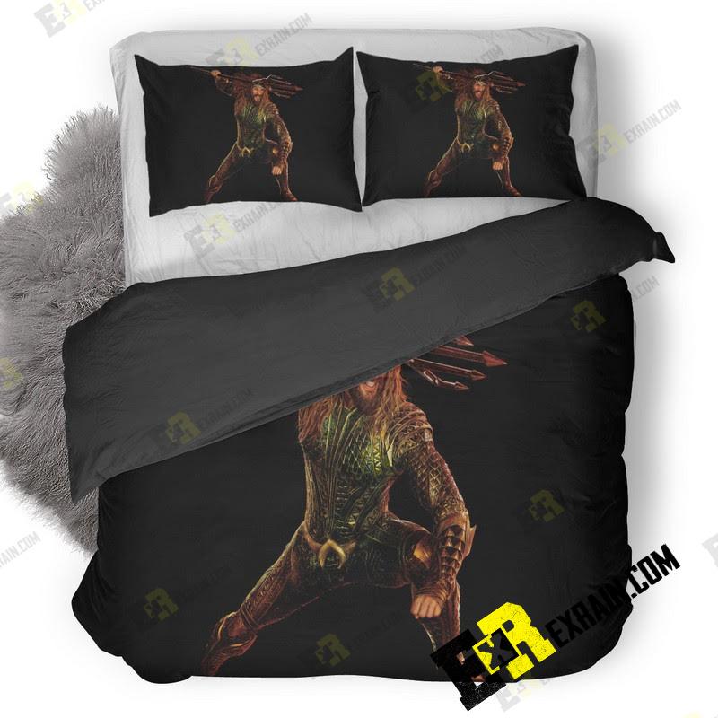 Aquaman Justice League 5K Wh 3D Customized Duvet Cover Bedding Set